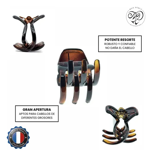 Broches De Carey Ganchos Franeses Clip Hebillas Accesorios Carey