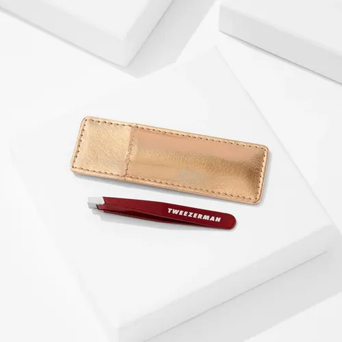 Pinza De Cejas Vintage Con Estuche