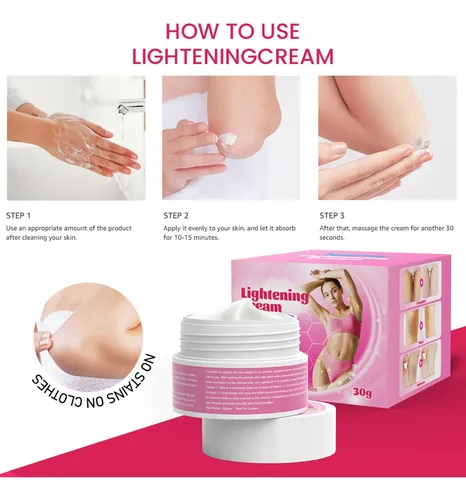 .a Crema Blanqueadora Íntima 30 G, Axilas, Rodillas Y Línea