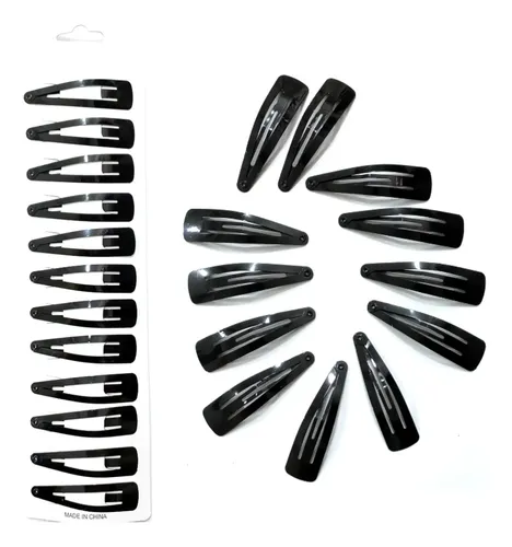 Pack X 3 Blisters Hebillas De Pelo Tic Tac (36 Unidades)