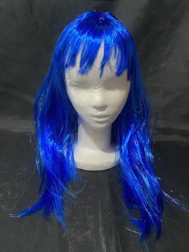 Party Store Lacio largo peluca color azul