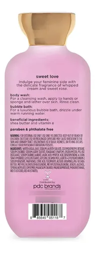 Gel De Ducha Y Baño De Espuma Bodycology Sweet Love 473 Ml