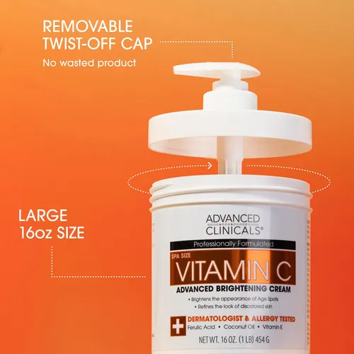 Crema Corporal Advanced Clinicals Vitamina C 532ml 2 Unidade