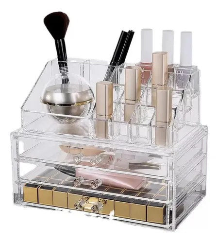 Organizador De Maquillaje Acrílico Accesorios Luvina Mujer 1015a