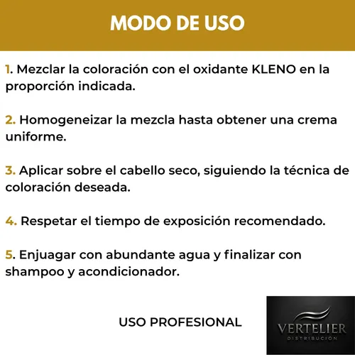 Coloracion Profesional Kleno Egyptian Oro 24k 2 Unid 60g C/u