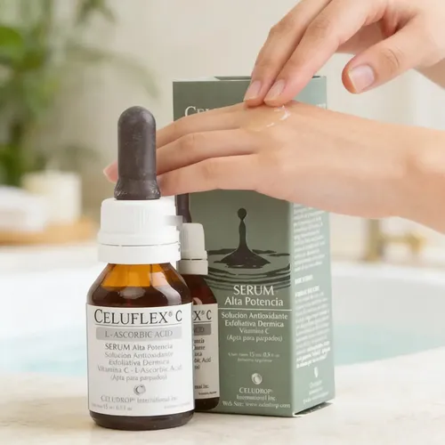 Celuflex C. Serum de vitamina C de Alta Potencia Antioxidante 15ml piel sensible