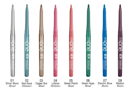 Delineador Retractil Idi Makeup The One 02 Sea Aqua Shimmer