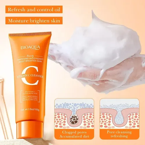 Limpiador Facial Antioxidante Vitamina C Bioaqua 100ml