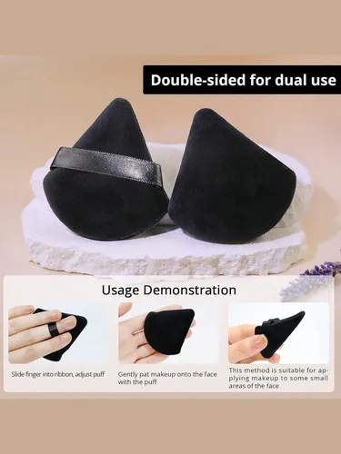 Set 25 Brochas Y Esponjas De Maquillaje Negro Profesional