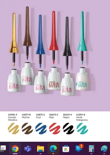 Delineador Líquido Negro Color Trend Avon