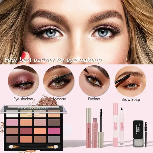 Set Maquillaje Rostro Completo 13 Piezas Mujer