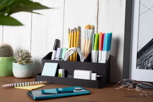 Organizador Maquillaje Cremas Escritorio Oficina Premium