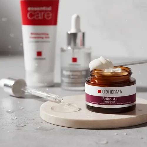 Rutina Skincare Piel Mixta Antiage Retinol Lidherma