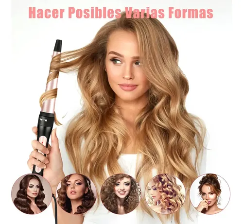 Rizador De Cerámica Para Cabello Multifunción 5 En 1
