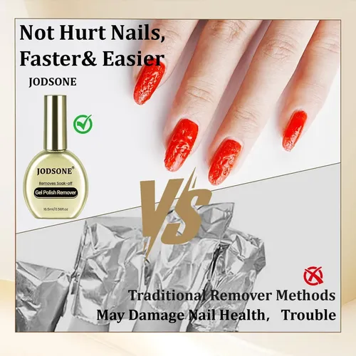 Removedor Gel Uñas Jodsone 16.5ml 2 Unidades Sin Remojo