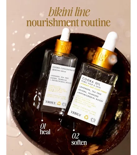 Aceite Cooka De Truly Beauty Para Vello Púbico Y Piel