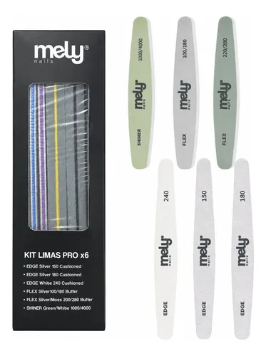 Kit De Limas Pro Surtida Sponge Buffer Manicuria Pack X6