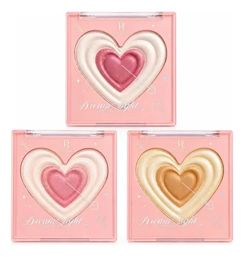Debby Rose Dream Light Corazón Iluminadores 10g Tono del maquillaje Rosa
