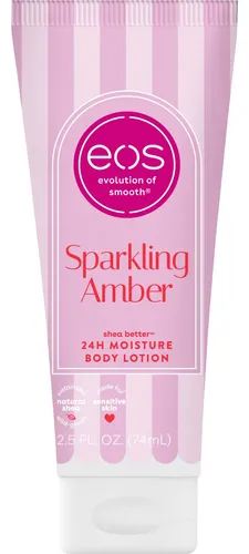 Loción Corporal Eos Shimmering Amber, 74 Ml, Vegana;
