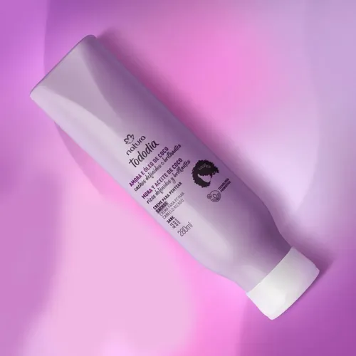 Crema Para Peinar Mora Y Óleo De Coco Tododia 280ml Natura