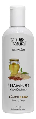Tan Natural Shampoo Para Cabellos Secos Sésamo Y Lino X375ml