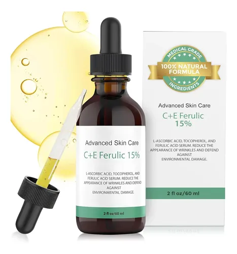 Sérum Facial Vitamina C 15% Con Ácido Hialurónico 60ml