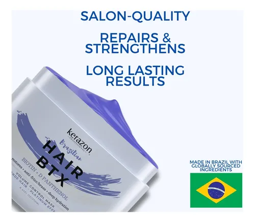 Tratamiento Capilar Kerazon Btx Purple Mask Platinum Effect