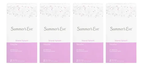 Ducha Vaginal Summers Eve Island Splash 4.5 Oz (pack 4)