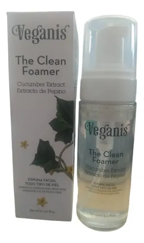 Veganis- Espuma Facial Todo Tipo De Piel Con Extr. De Pepino