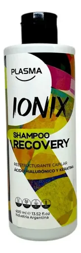 Shampoo Recovery Ácido Hialurónico Ionix Plasma 400ml