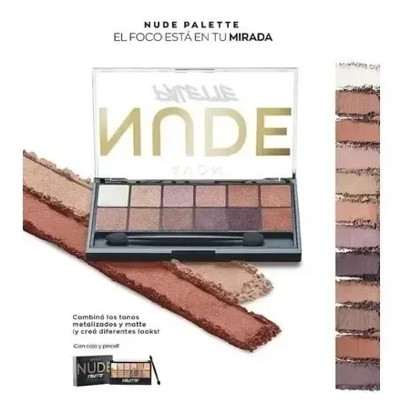 Paleta De Sombras Avon True Nude Palette