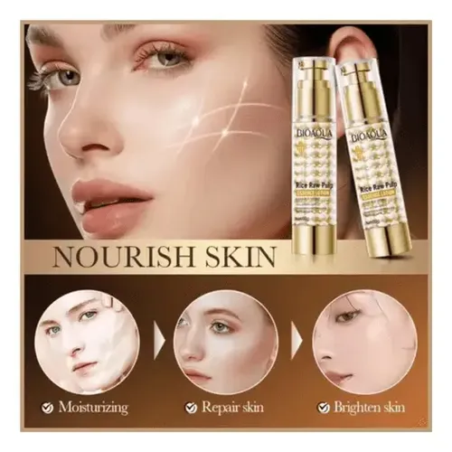 Loción Suero Facial Antimanchas Arroz 60 Ml Bioaqua Momento De Aplicación Día/noche Tipo De Piel Todo Tipo De Piel