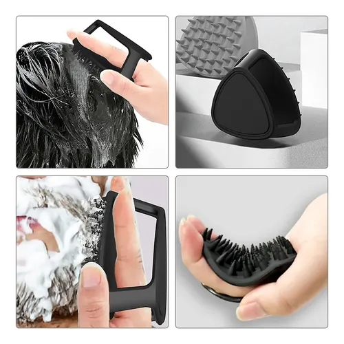 Cepillo Exfoliante Para Cabello Y Ducha, Masajeador Capilar