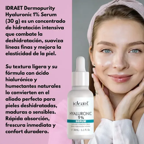 Idraet Serum Hialuronico 1% Hidratación Intensiva 30ml
