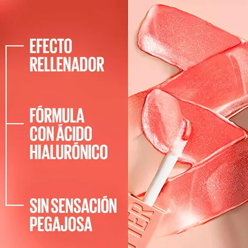 Gloss Con Ácido Hialurónico Lifter Gloss Petal Maybelline