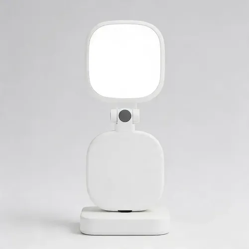 Luz LED para Selfies Soul JL50 con Espejo Magnético y 50 LED – Recargable USB-C, Blanca