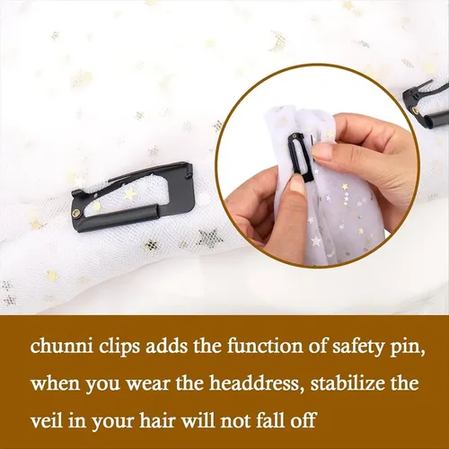 Pelucas De Extensión De Cabello Chunni Clips, 30 Unidades, P