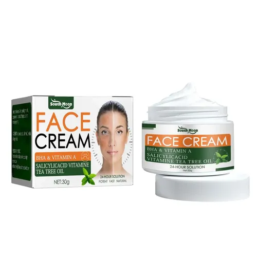 Crema Facial Suavizante South Moon, Suave, Refrescante E Hid Acneica Día/noche
