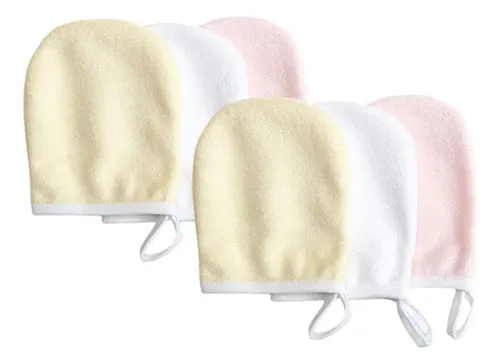 6 Almohadillas Desmaquillantes De Fibra Superfina Para Uso D