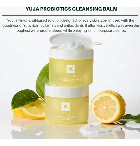 Bálsamo Limpiador Probioticos Yuja Ovang 100ml Hidratante