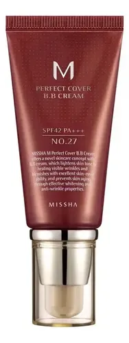 Base de Maquillaje Missha Perfect Cover BB Cream para Piel Madura con FPS 42