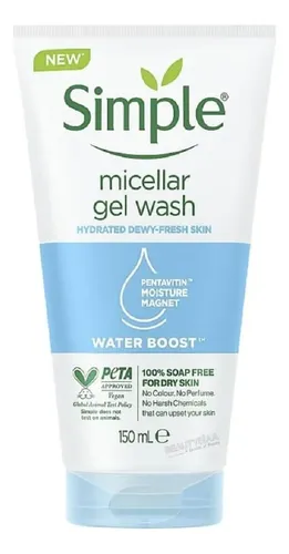 Gel Micelar Hidratante Water Boost Simple 150 Ml