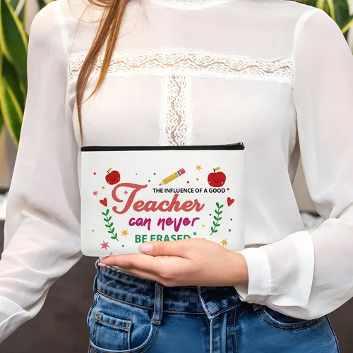 Bolsa De Maquillaje Seaoyozo Teacher Appreciation, 4 Unidade