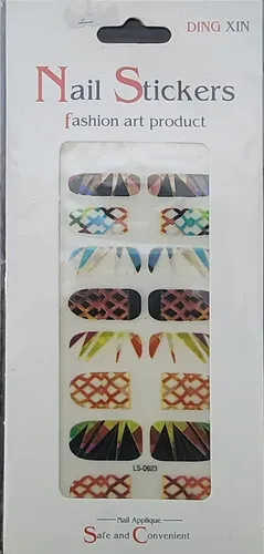 Pack X3 Stickers Uñas Cherrycoco Varios Modelos