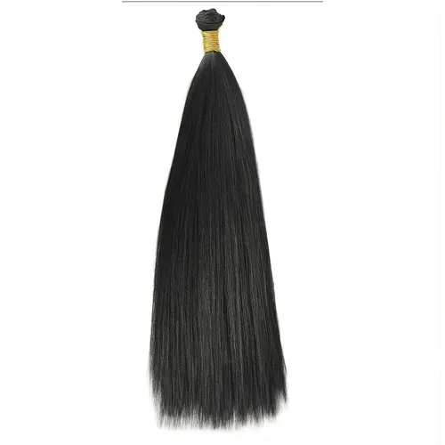 Extensiones De Cabello Liso Sintético Resistente Al Calor 35