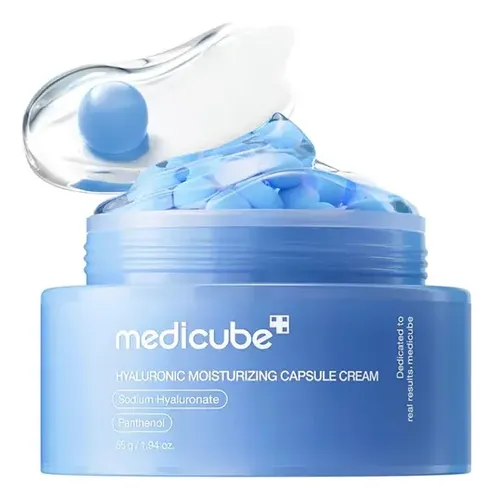 Medicube Hyaluronic Moisturizing Capsule Cream 55g Todo Tipo De Piel Día/noche