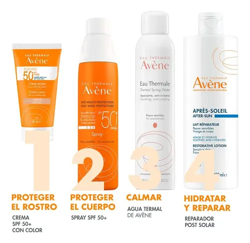 Avene Protector Solar Crema Triasorb Spf50 Con Color 50ml