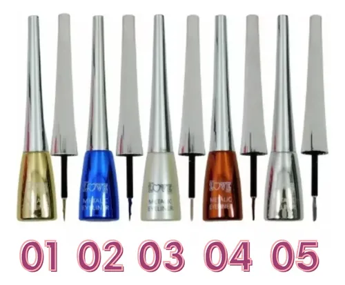 Delineador Liquido Metalizado Punta Pluma T5071 Tejar Lfme