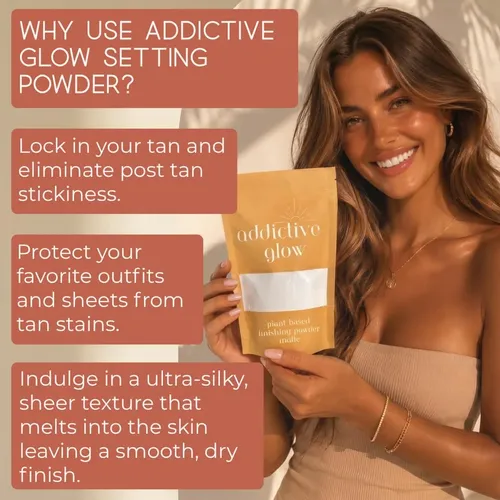 Polvo Fijador Addictive Cosmetics Glow Mate A Base De Planta