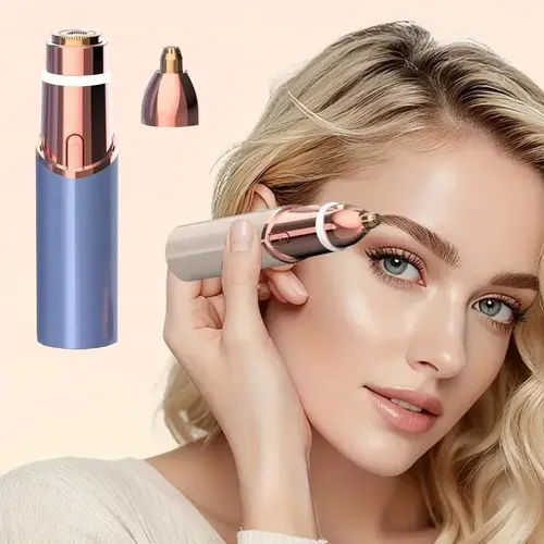 Depiladora Eléctrica Facial Y Cejas 2 En 1